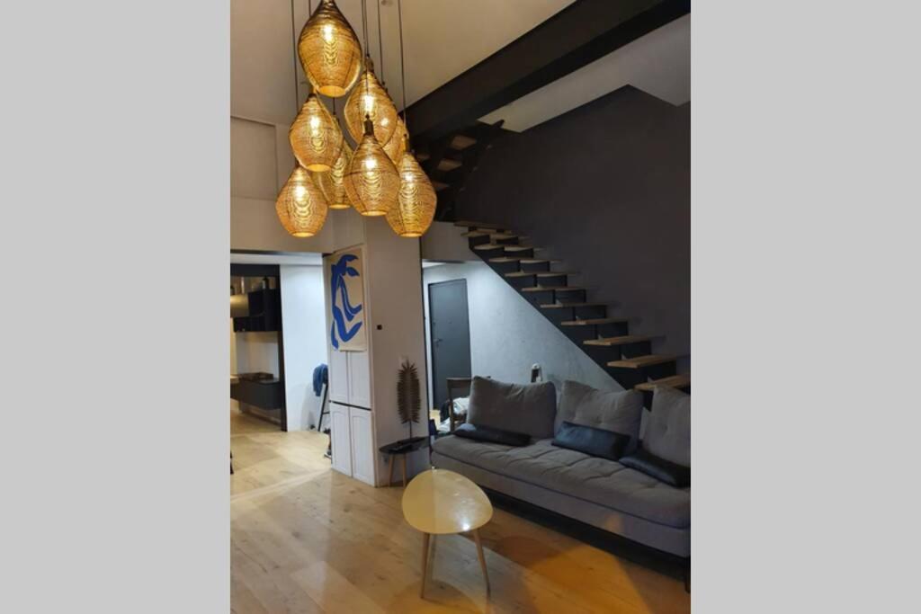 Loft De Type Industriel Et Spacieux Nizza Exterior foto
